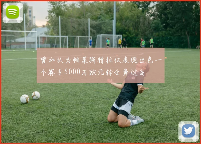 曾加认为帕莱斯特拉仅表现出色一个赛季5000万欧元转会费过高